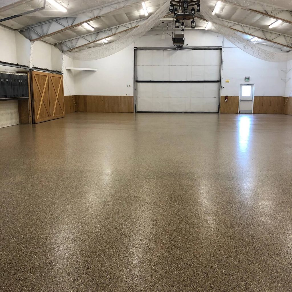 commercial epoxy floor coating in rochester hills michigan shop