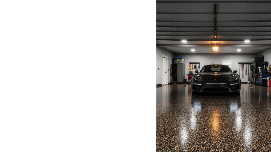 polyaspartic tankflae garage coating in rochester hills michigan