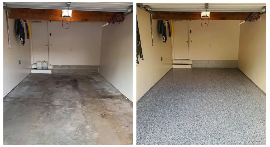 epoxy floor coating in rochester hills garage